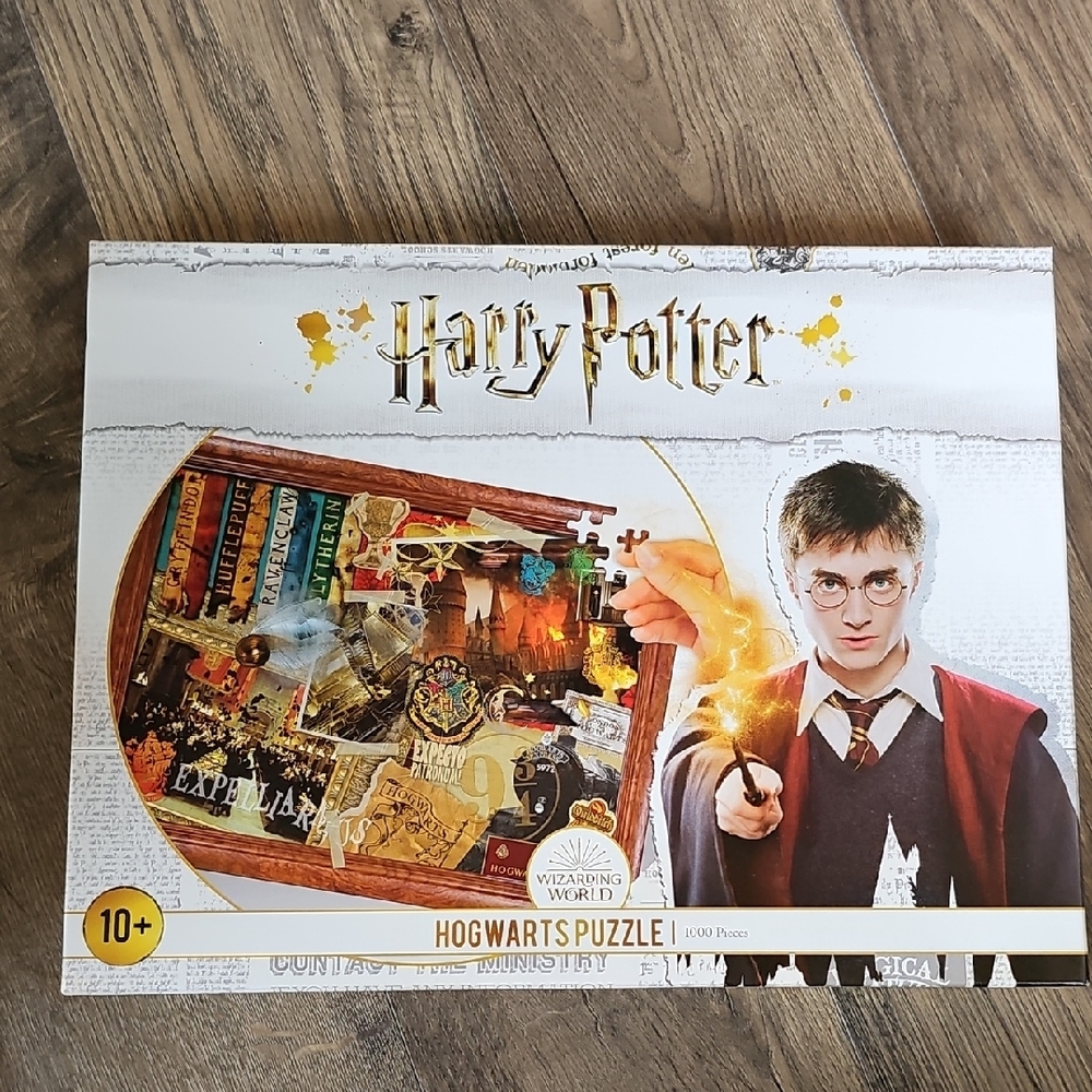 Harry Potter Hogwarts Puzzle 1000 Movie Poster Home Family Game Magic